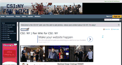 Desktop Screenshot of csinewyorkfanwiki.com